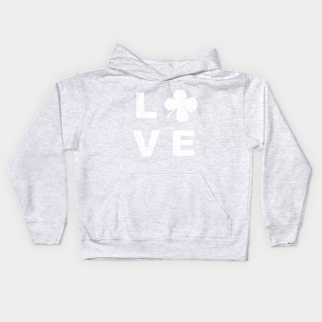 Irish Love W Kids Hoodie by mycool